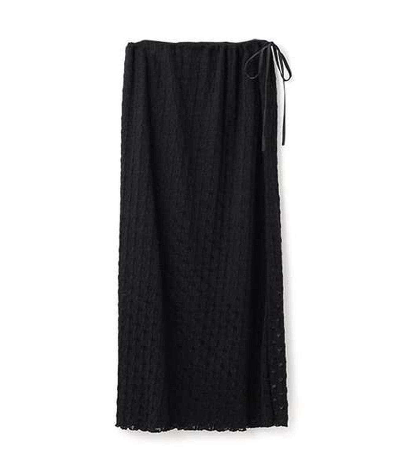 Reversible Lace Skirt,Charcoal gray, large image number 17