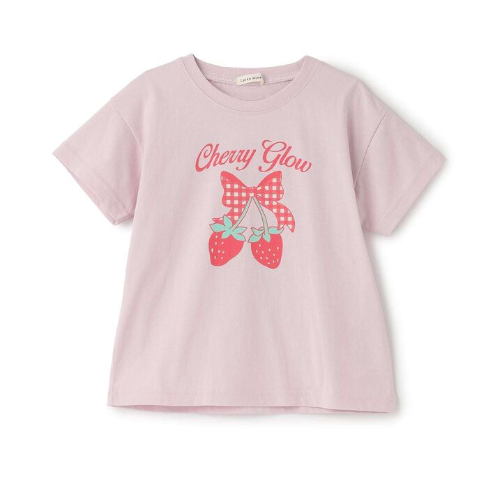 [100% Cotton] Sherbet T-Shirt [UV Cool Touch & Shape-Retaining] Assorted 7 Patterns T-Shirt [Kids Girls],Pearl white, medium image number 2