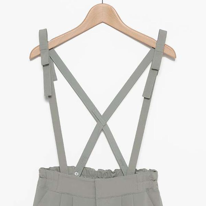 Suspender Wide Pants,Navy, medium image number 12