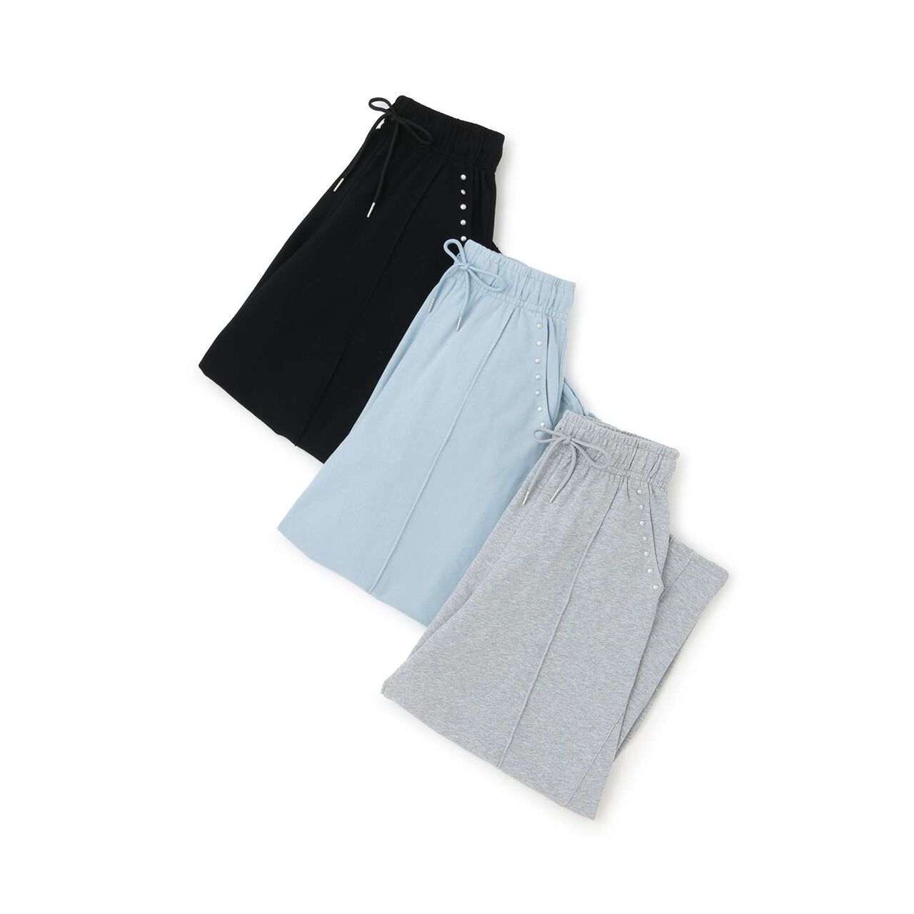 [LTXC/C100%/Set Available] Sweatpants,Sax blue, large image number 9
