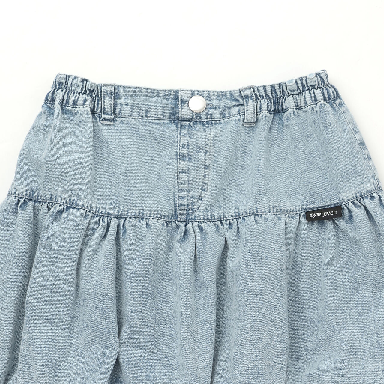 Balloon Tiered Skirt,Blue, large image number 7