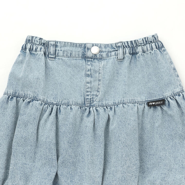 Balloon Tiered Skirt,Blue, medium image number 7