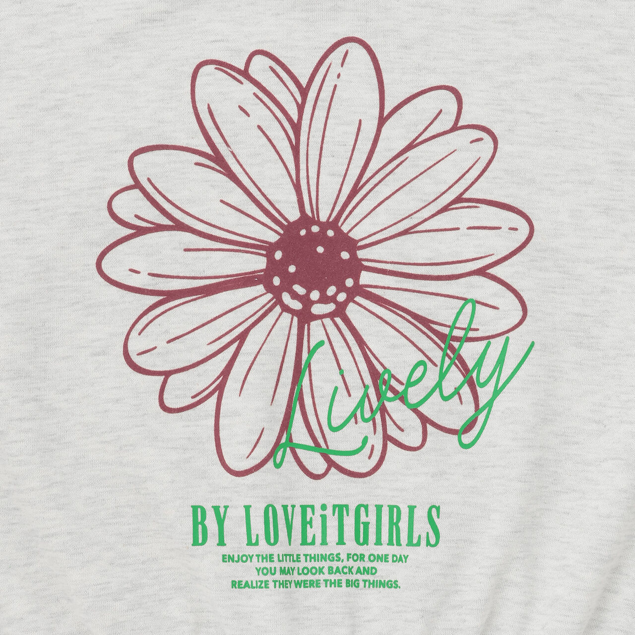 Flower Flock Pullover,Charcoal gray, large image number 8