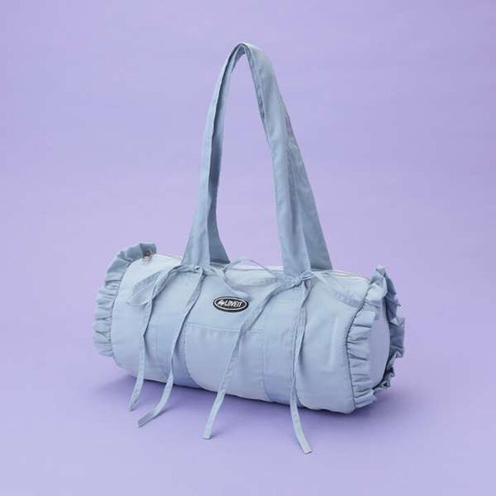 Frill Ribbon Boston Bag,Pink, medium image number 9