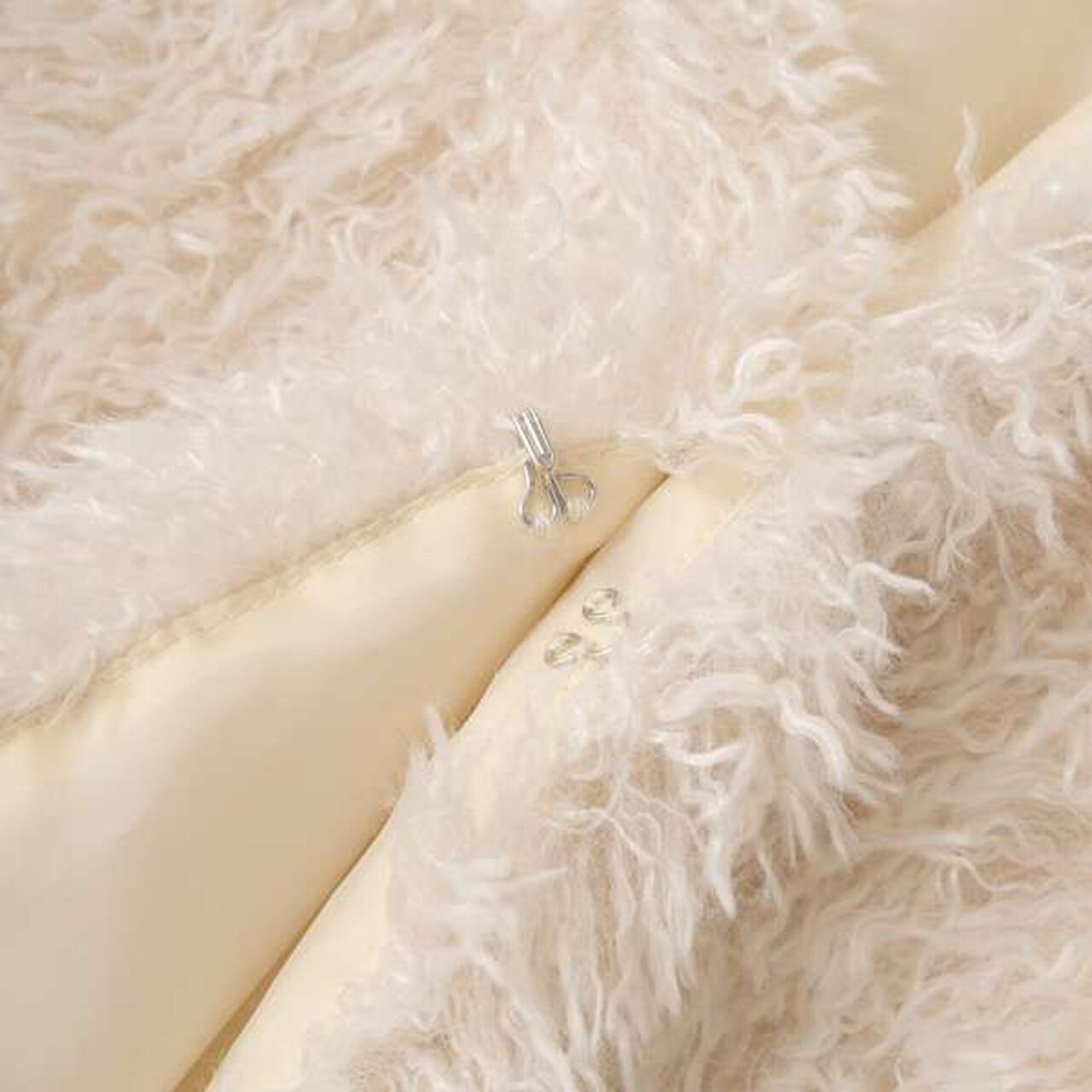 Fluffy Soft Fur Vest,Charcoal gray, large image number 11