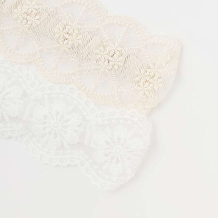 Lace Headband,Pearl white, medium image number 6