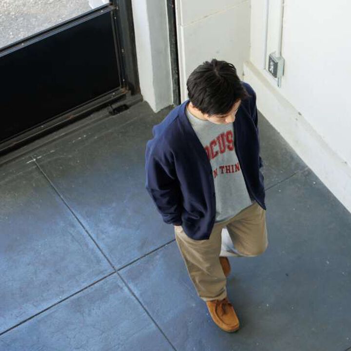 Quick-Dry & Pilling-Resistant Fleece Simple Cardigan,Top gray, medium image number 4