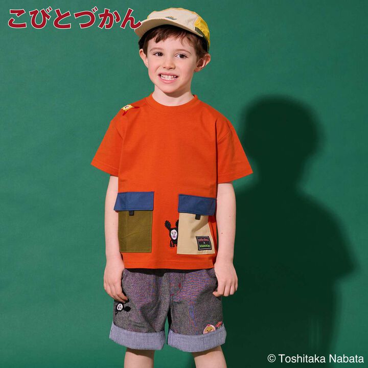 [Kobito Zukan] Pocket Short Sleeve T-Shirt,Green, medium image number 21