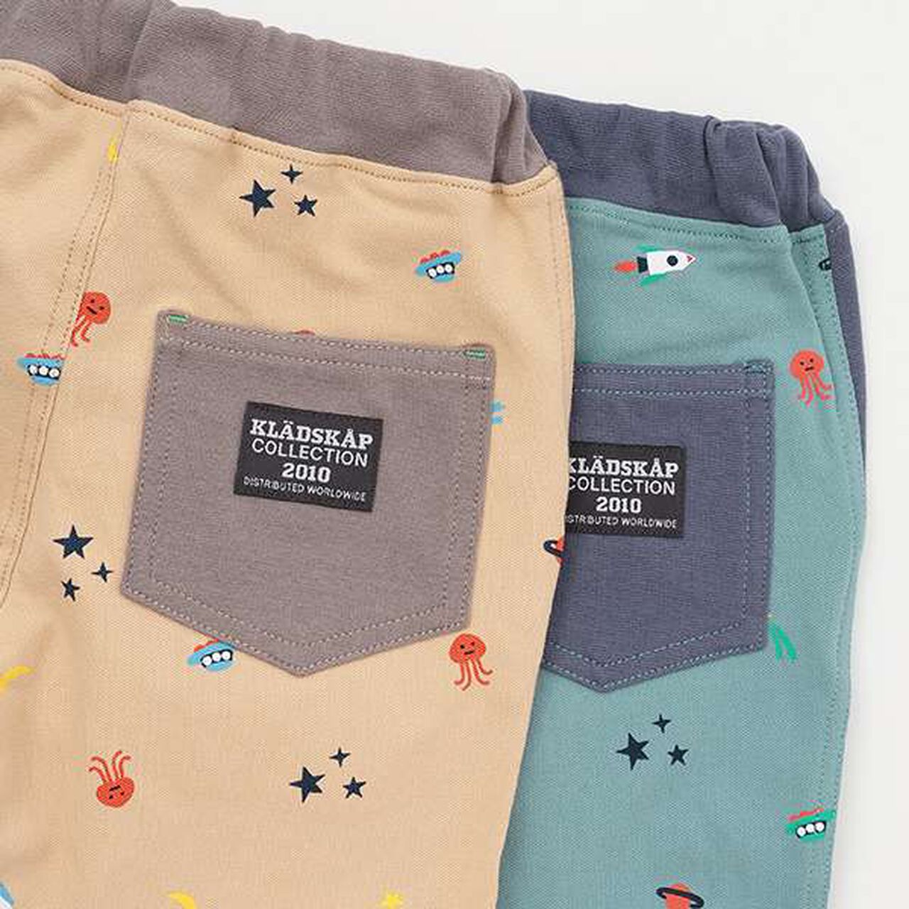 Space Pattern 6/10 Length Pants,Beige, large image number 6