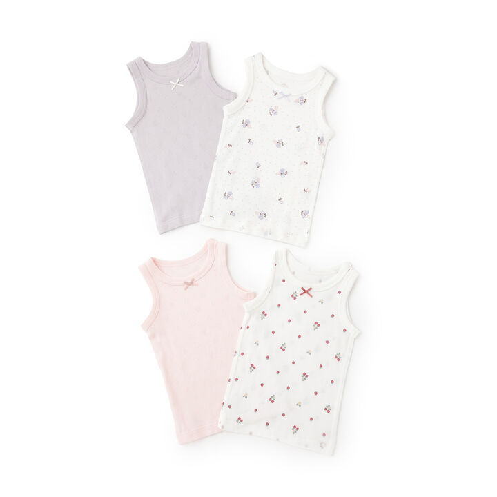 [Weak Acidity] Girls' Tank Undergarments 2P,Light pink, medium image number 6