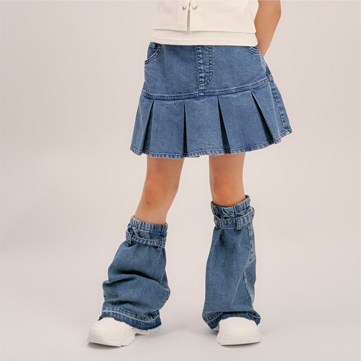[Cool Touch] Denim Leg Covers,Black, medium image number 1