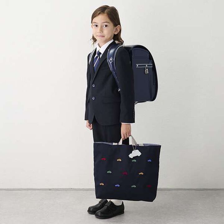 [Web Exclusive] Checkered Pattern School Backpack,Black, medium image number 8