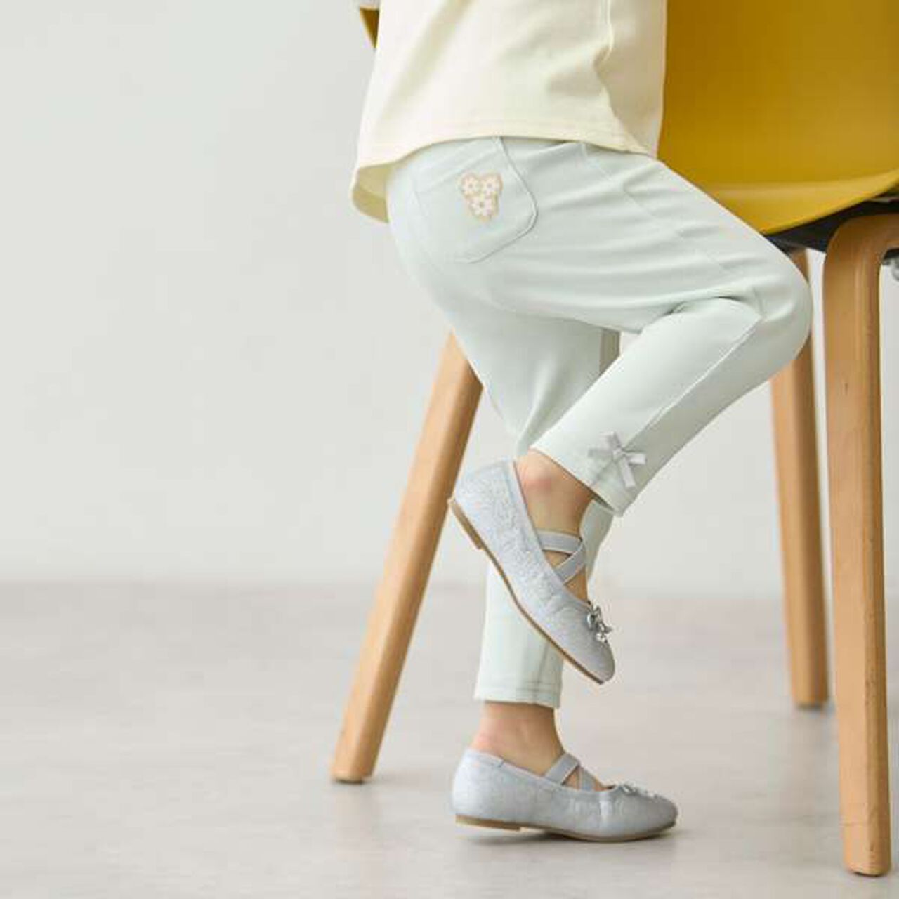 Affordable 10-Length Girls' Leggings,Light pink, large image number 20