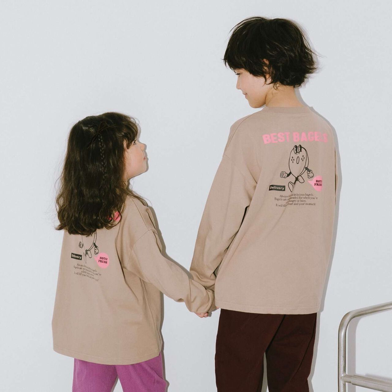 100% Cotton 365D. OFUZAKE Pattern Long Sleeve T-Shirt,Purple, large image number 6