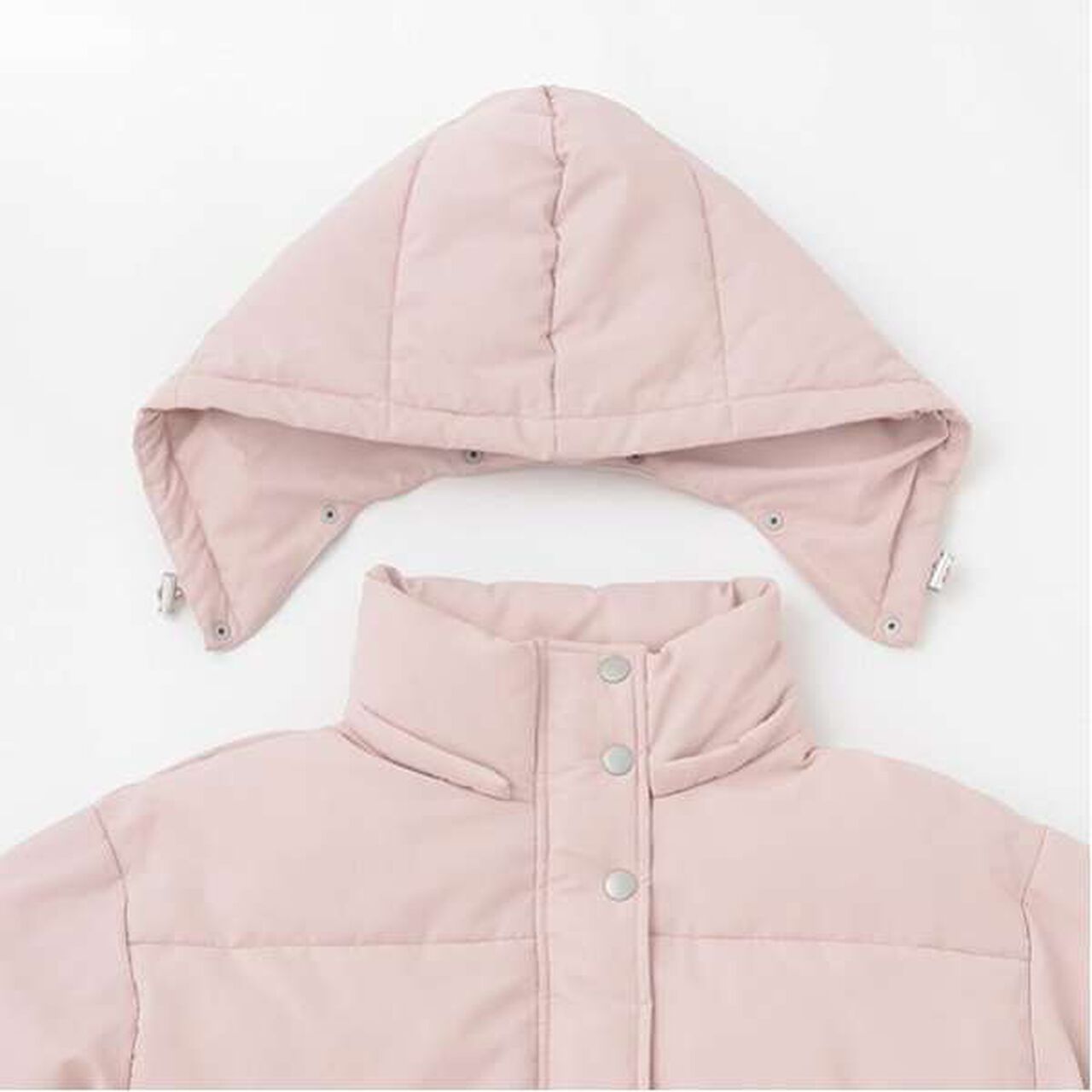 Puffy Short Jacket,Black, large image number 15