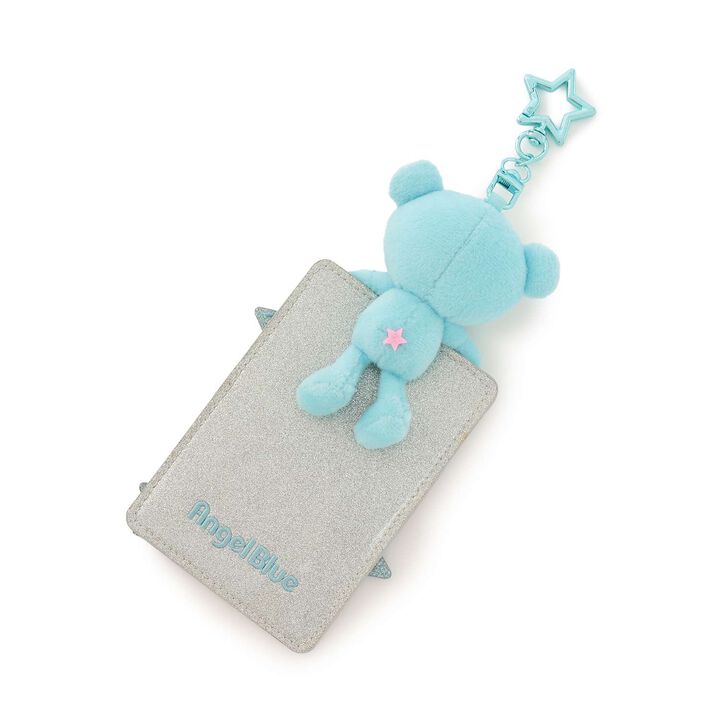 Sparkling Mr. Nakamura Card Case with Pop-Up Design,Silver, medium image number 2