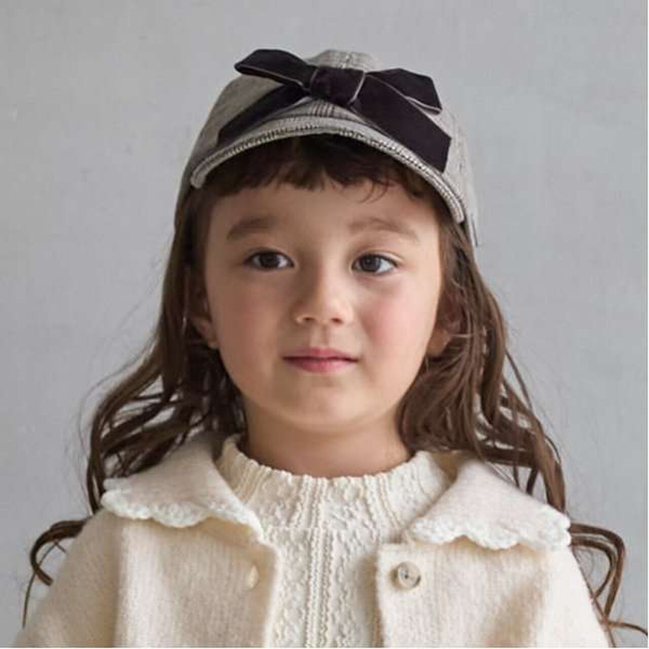 Velour Ribbon Cap,Ivory, large image number 15