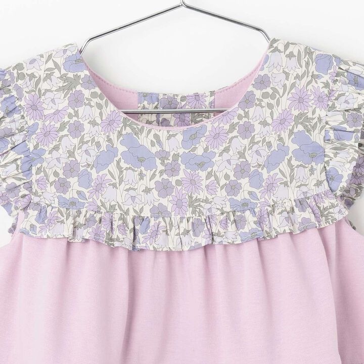 Liberty Frill Jumper Skirt,Lavender, medium image number 2