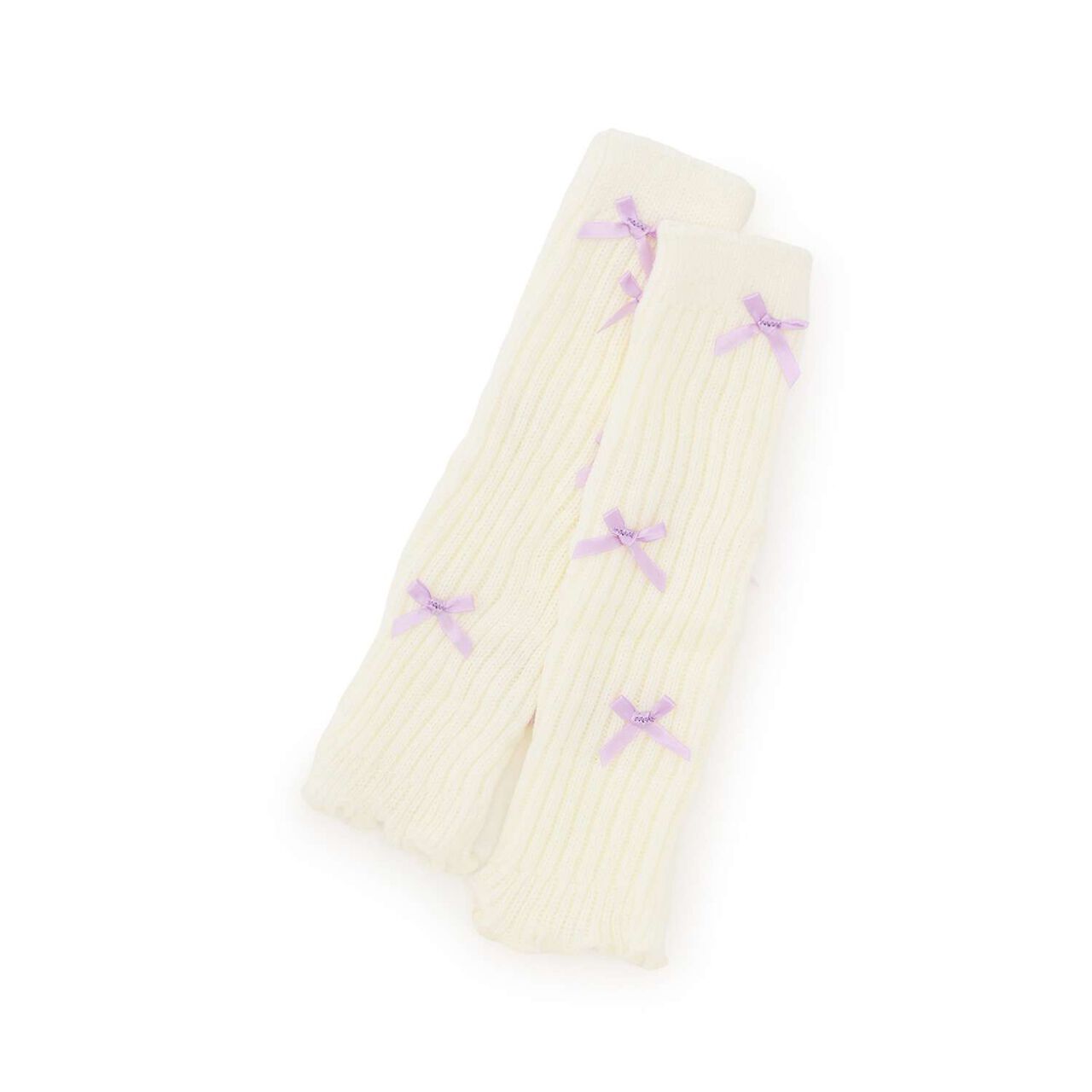 Chibi Loose Socks with Ribbon,Black, large image number 1