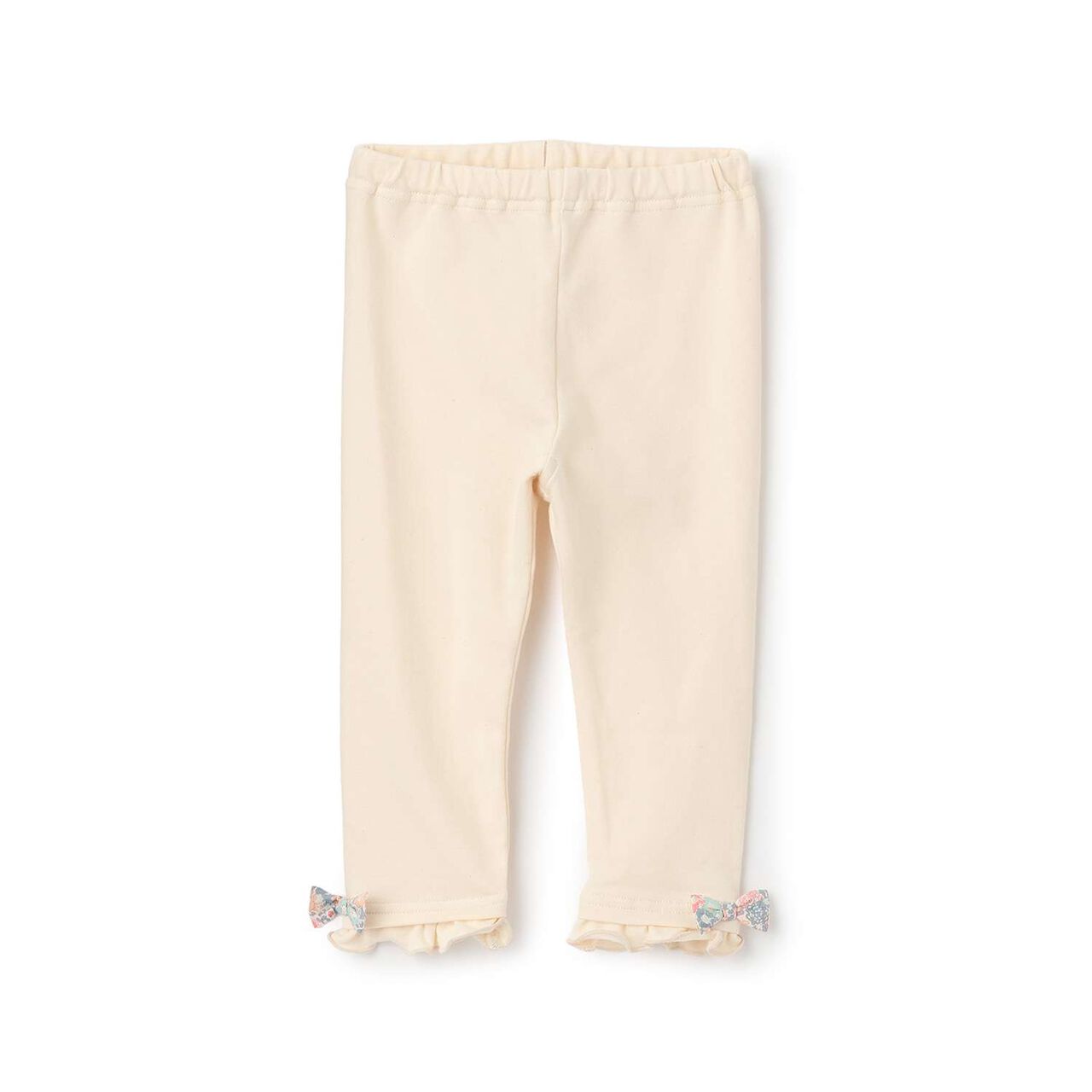 Organic Ribbon Leggings,Pearl white, large image number 0