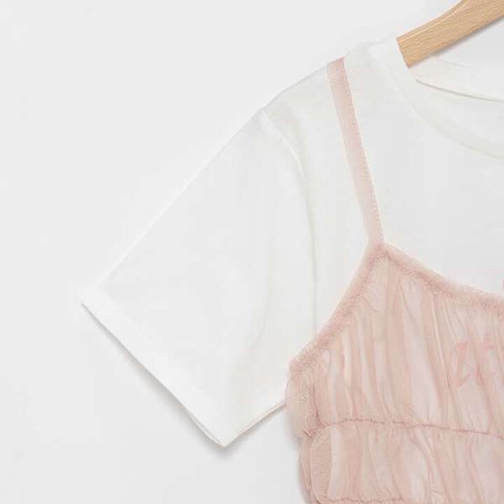 Tulle Bustier with Inner Lining,Black, medium image number 12