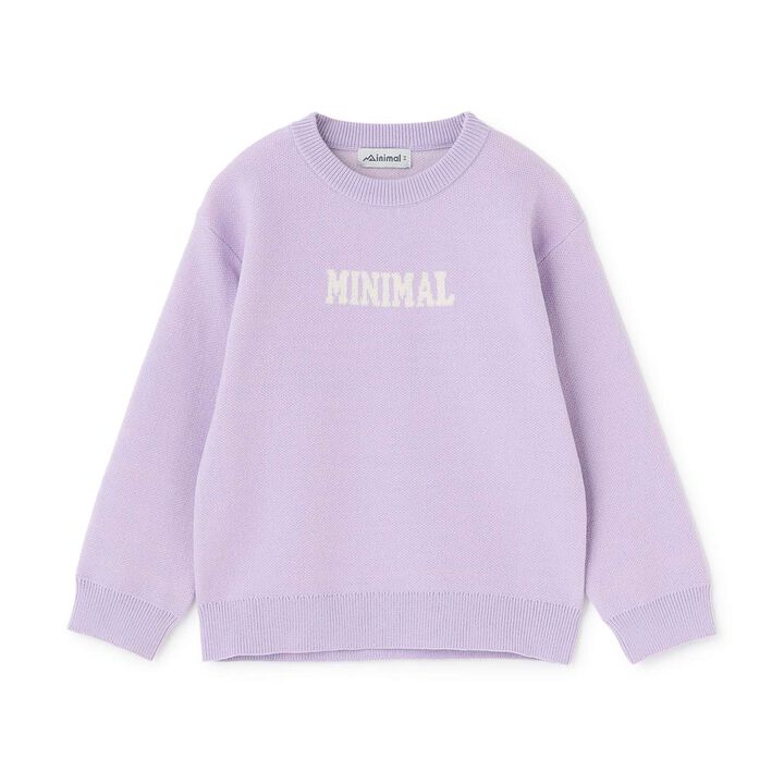 [Machine Washable] Soft Jacquard Knit,Lavender, medium image number 0