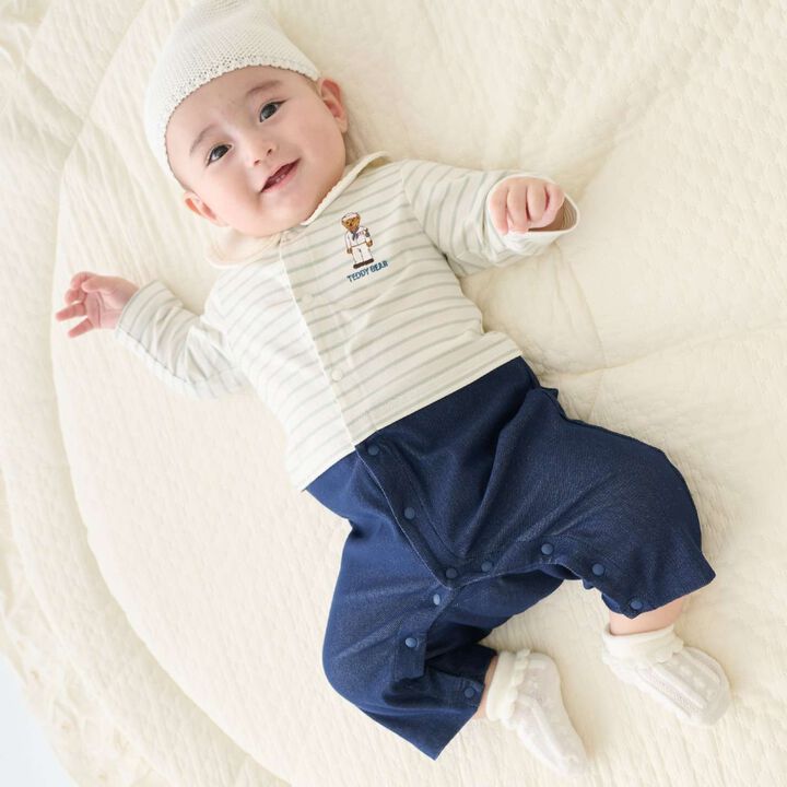 Teddy Bear Sailor Romper,, medium