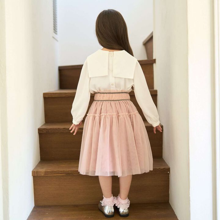 [Halloween] Gathered Tulle Skirt,Ivory, medium image number 22