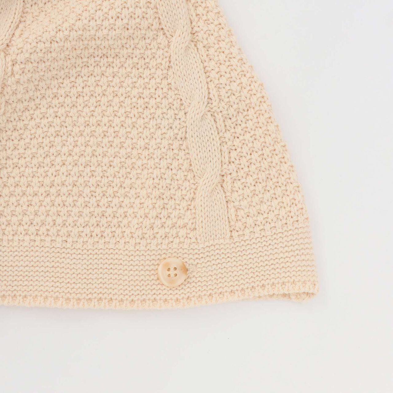 Knit Cape,Ivory, large image number 16