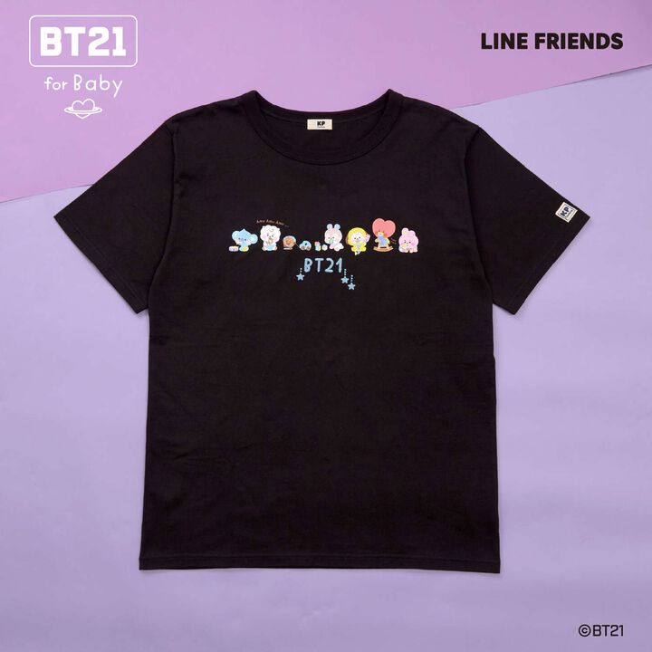 [BT21] Print & Embroidery Short Sleeve T-Shirt (Adult),White, medium image number 11