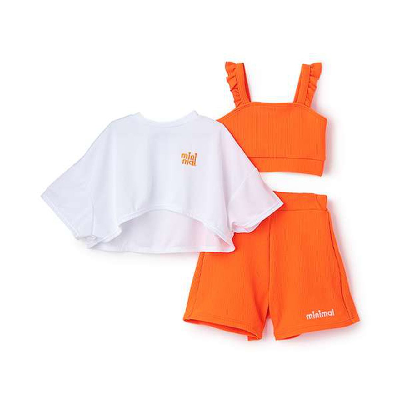 [UV Protection/SWIM] T-Shirt, Tankini, and Bottom 3-Piece Set,Black, large image number 2