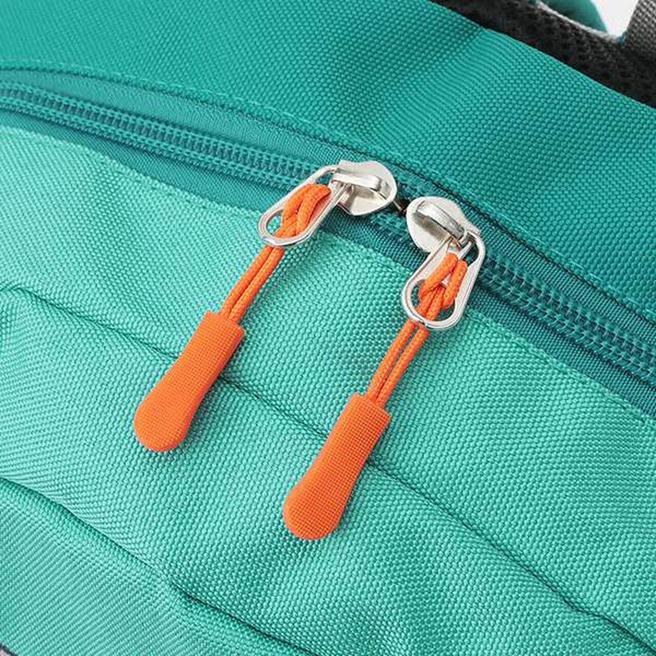 One-Point Embroidery Backpack,Turquoise, large image number 8