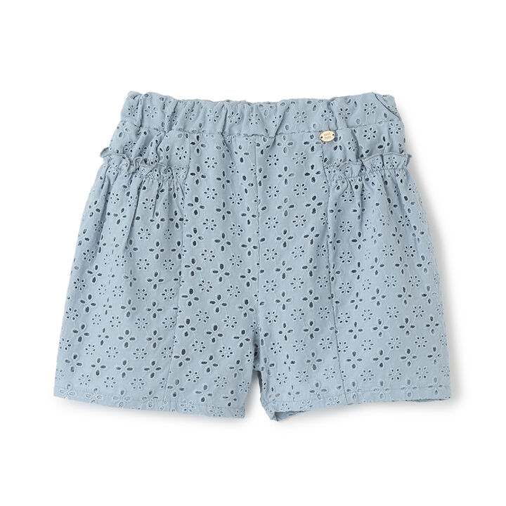 Side Gathered Lace Shorts,Orange, medium image number 11
