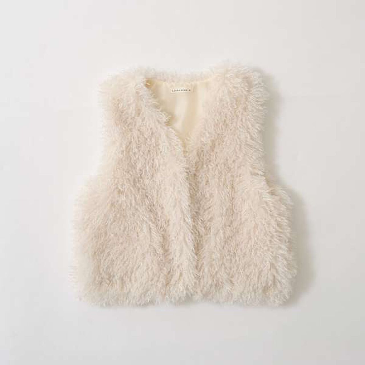 Fluffy Soft Fur Vest,Charcoal gray, large image number 8