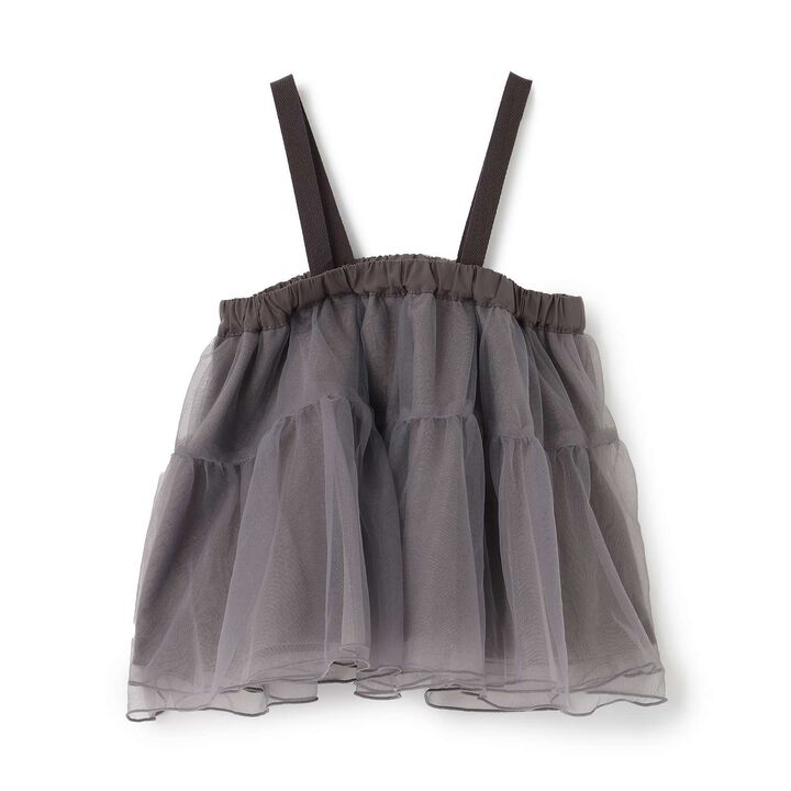 2WAY Tiered Skirt Convertible into Tunic,Charcoal gray, medium image number 10
