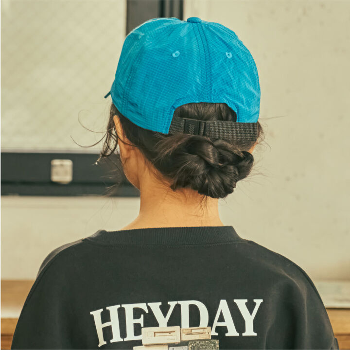 [D Select] Nylon Embroidered Cap,Blue, medium image number 1