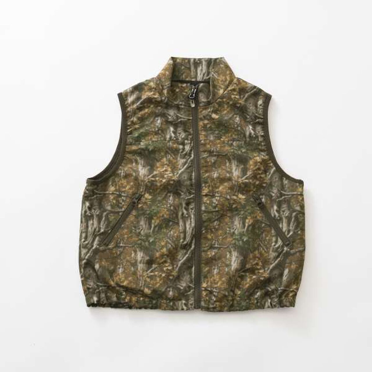 [SKIT0LY] Water-Repellent Zip-Up Vest,Khaki, large image number 8
