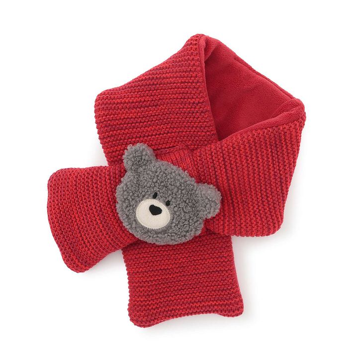 Bear Motif Scarf,, medium