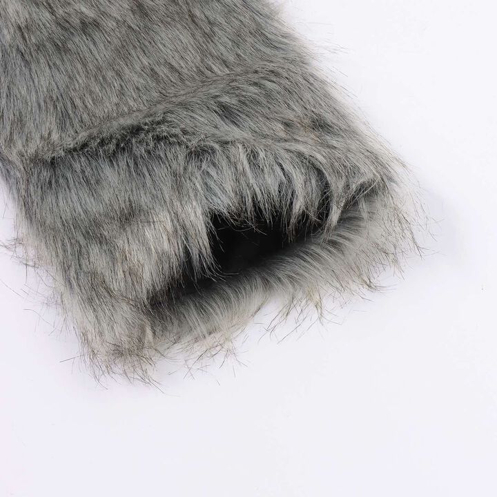 [LTXC] Faux Fur Leg Cover,Black, medium image number 2