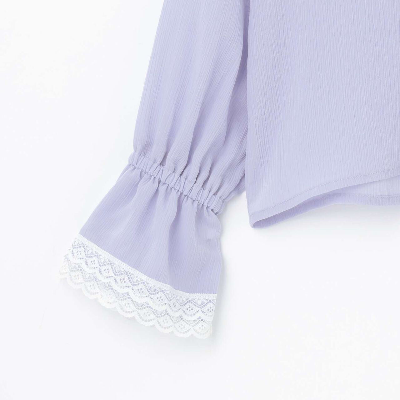 [Graduation Attire] Double Sailor Collar Blouse,Sax blue, large image number 12