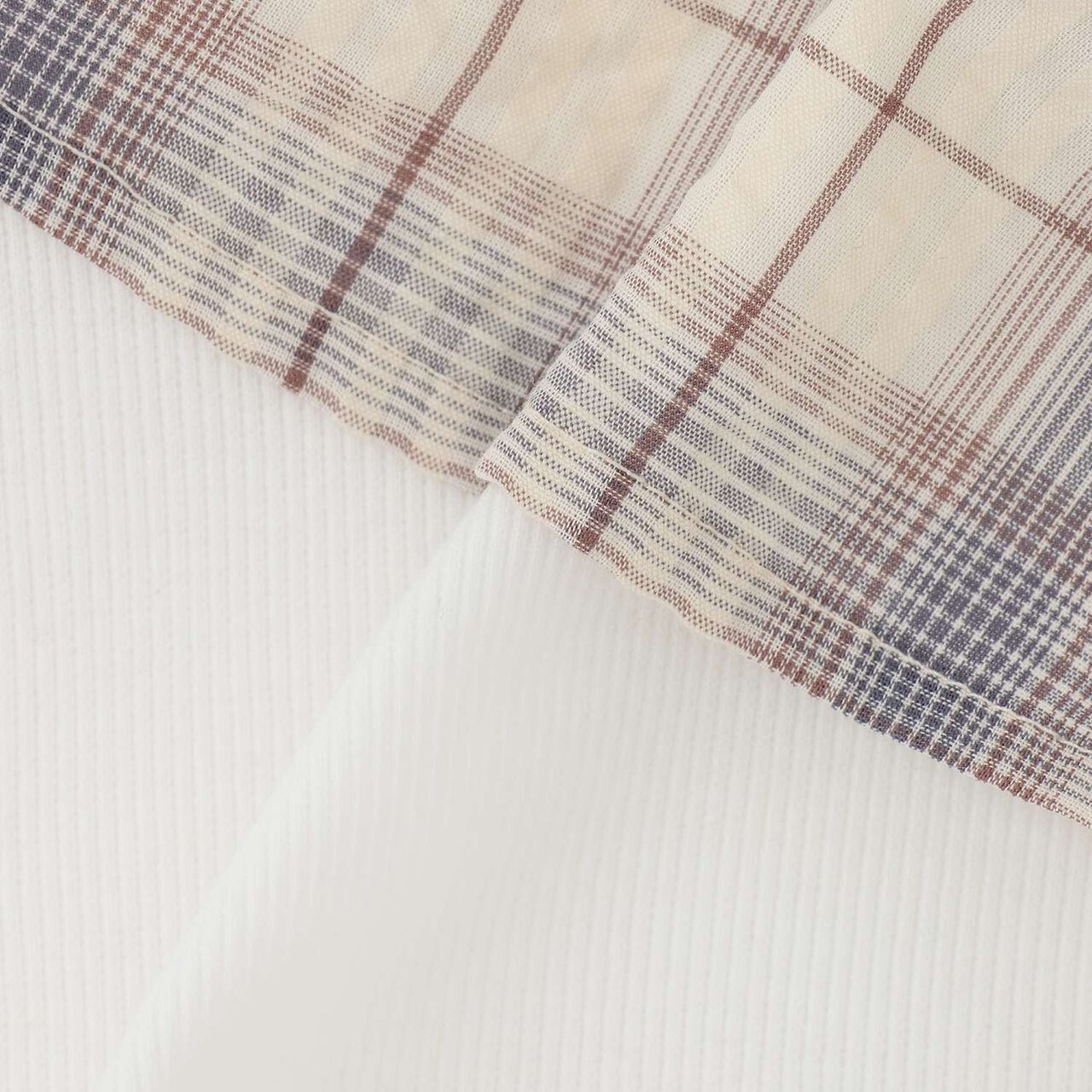 [吸水速乾] 附內著透薄七分袖襯衫,土耳其藍, large image number 24