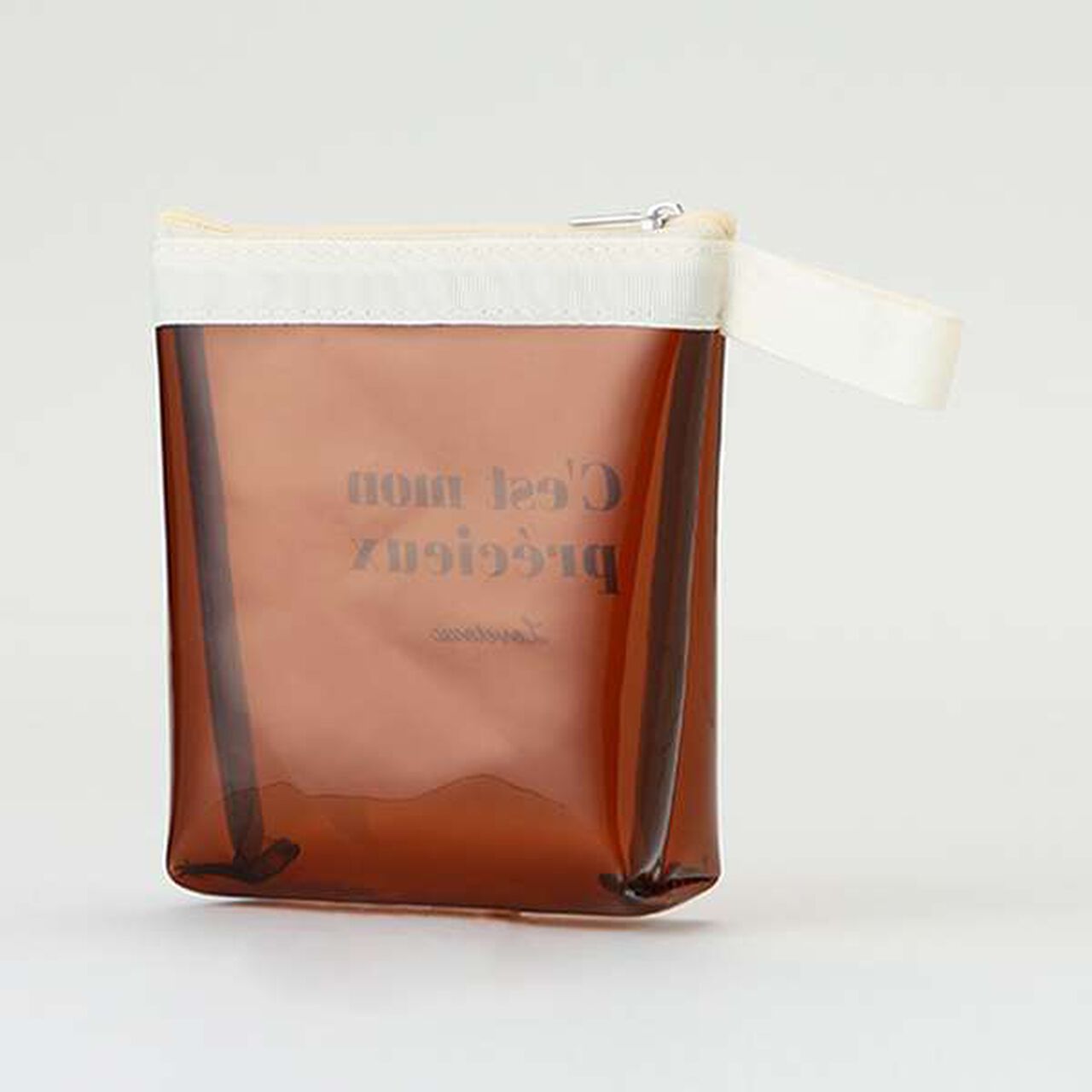 Vinyl Pouch,Off white, large image number 1