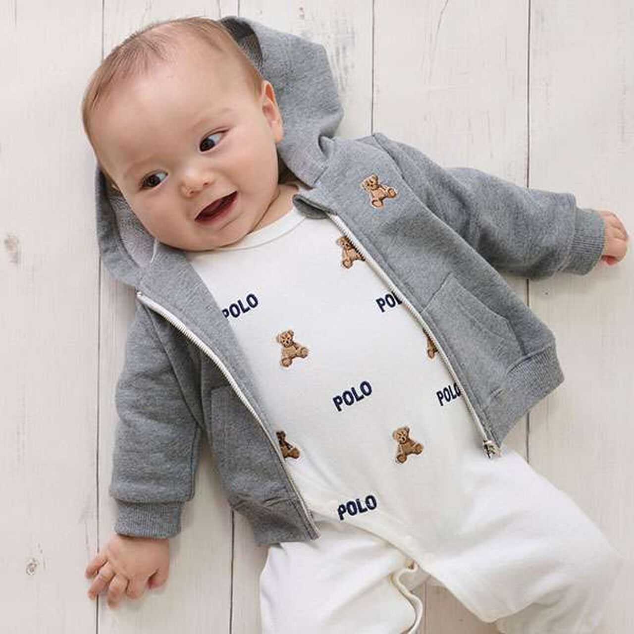 [POLO BCS] Zip-Up Parka (Baby Size),Navy, large image number 20