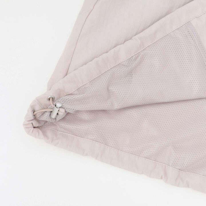 Stand Collar Frill Bomber Jacket,Light beige, medium image number 5