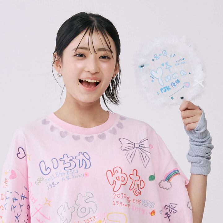 [Oshikatsu] Clear Doodle Fan,Multi color, medium image number 0