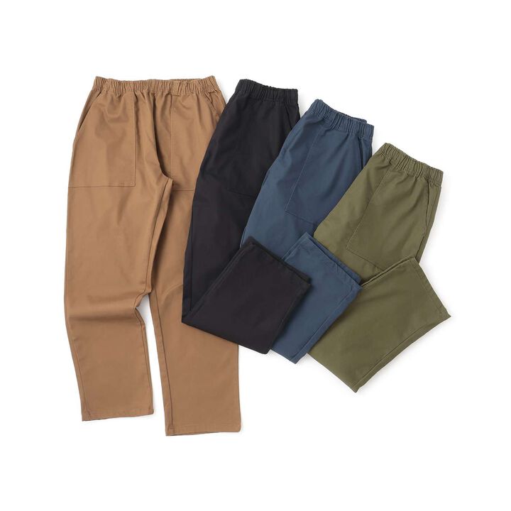 Cotton-Poly Stretch Twill Baker Pants,Navy, medium image number 8