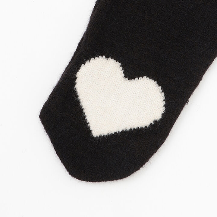 Heart Knit Scarf,Mocha tea, medium image number 3