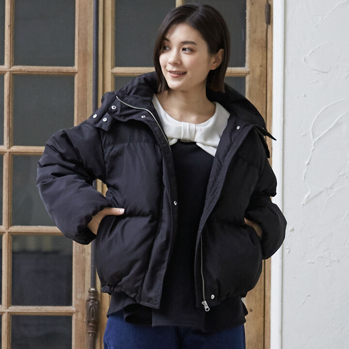 [Link/Water-Repellent Finish] Monster Down Jacket,Light beige, medium image number 5