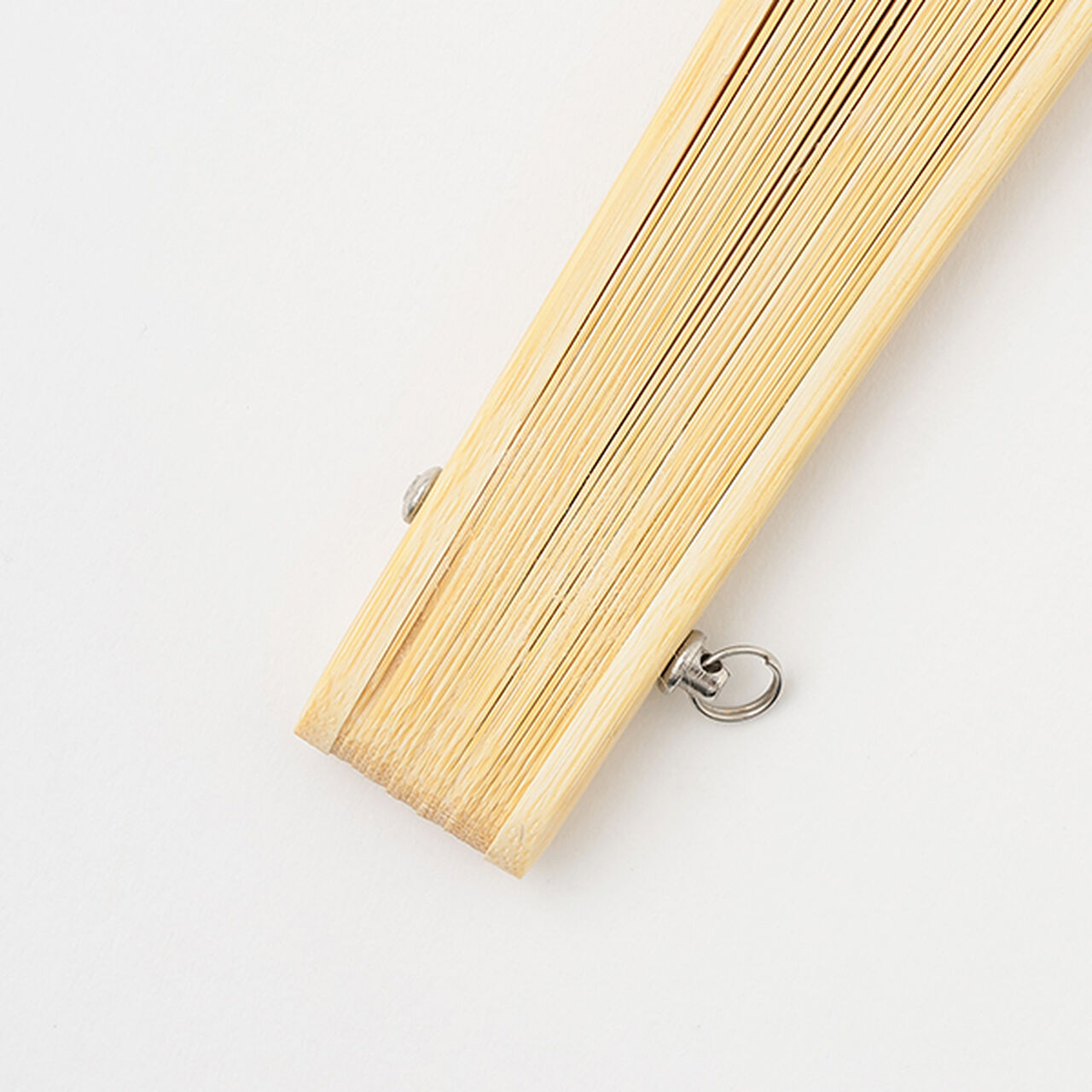 Hydrangea & Strawberry Handkerchief Pattern Folding Fan with Pouch,Light blue, large image number 5