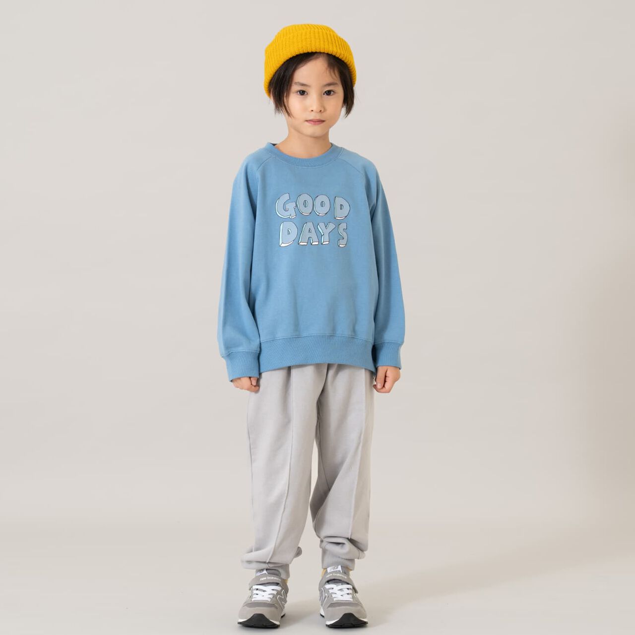 [365D.] [Matching with Dad] Raglan Sweatshirt Assortment Logo Pullover,Charcoal gray, large image number 8